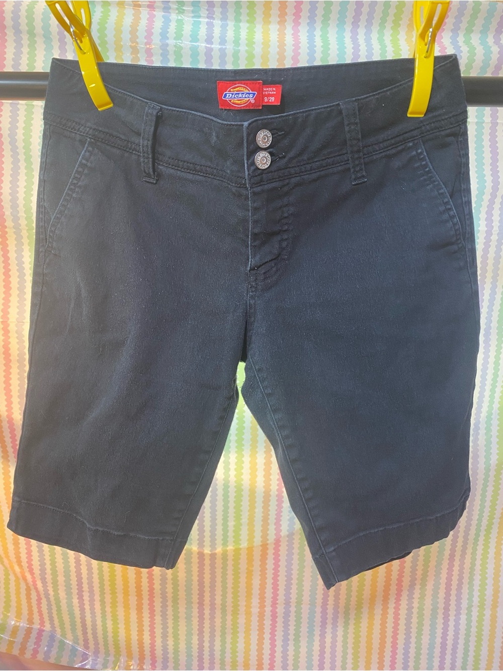 Dickies Women’s Navy Flat Front Work Shorts